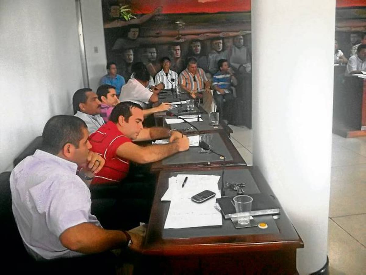 Los concejales de Montería realizaron un debate sobre la organización de los Juegos Atléticos Nacionales del 2012 en Montería. FOTOS: JUAN FABRA/EL UNIVERSAL