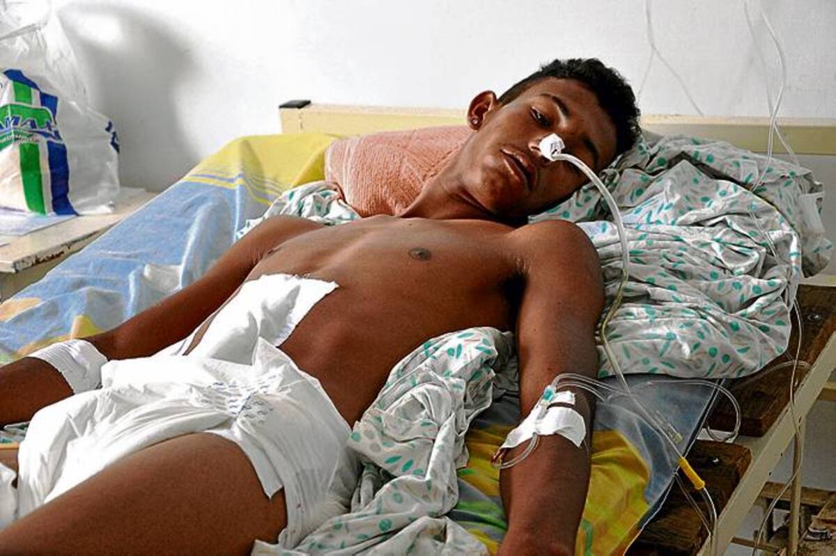 Wilfredo Parra Guerra, baleado en la Urbanización La Primavera de Sincelejo.