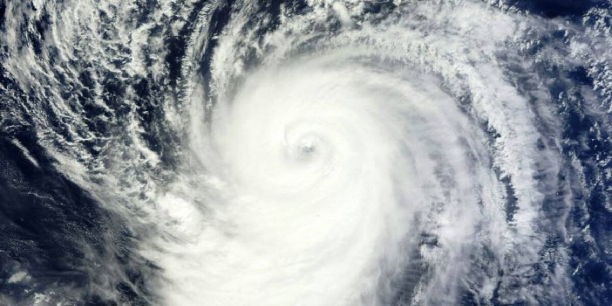 Imagen satelital del huracán Olaf en el Pacífico el 19 de octubre de 2015. AFP