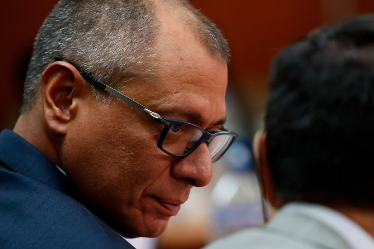 Jueza niega recurso de pre-libertad a Jorge Glas, exvicepresidente de Ecuador
