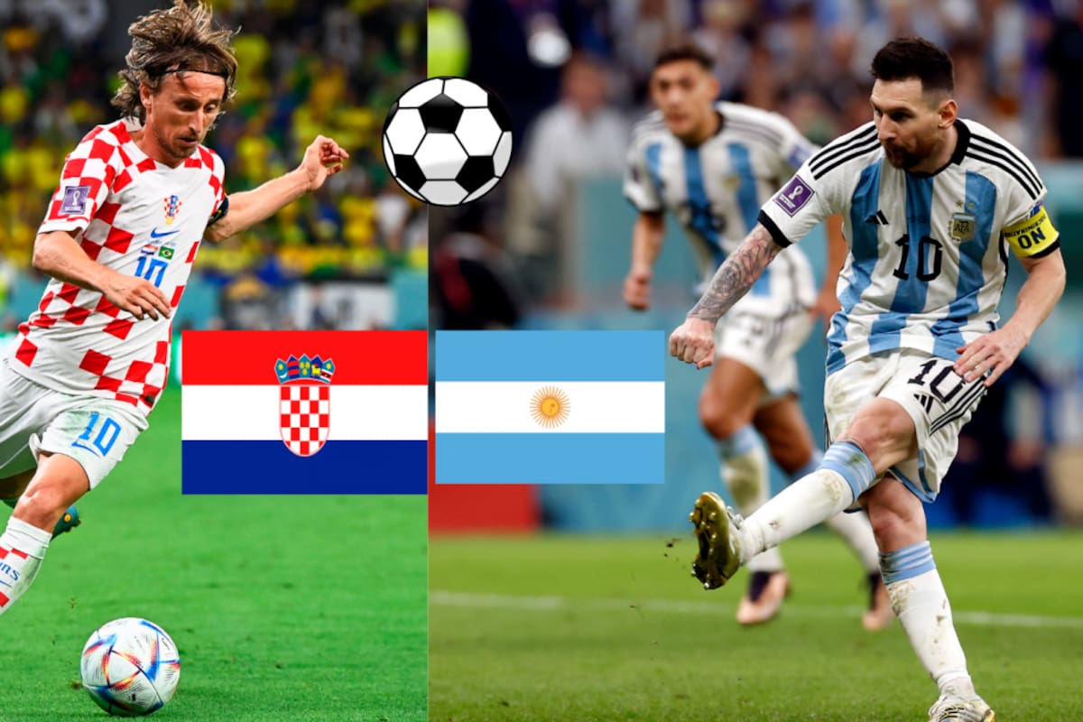 Este martes se juega la primera semifinal entre Argentina y Croacia