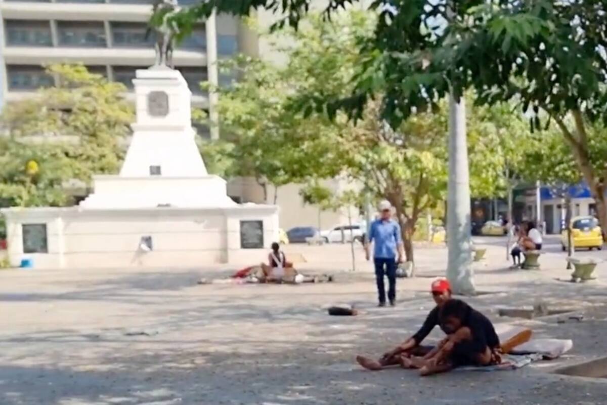 ¡Indignante! Pareja tuvo sexo al aire libre en Centro de Barranquilla