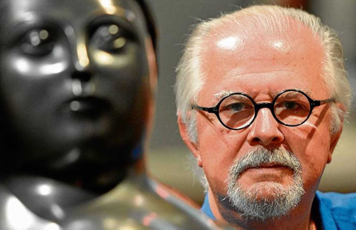 El escultor colombiano Fernando Botero, de 80 años. AFP