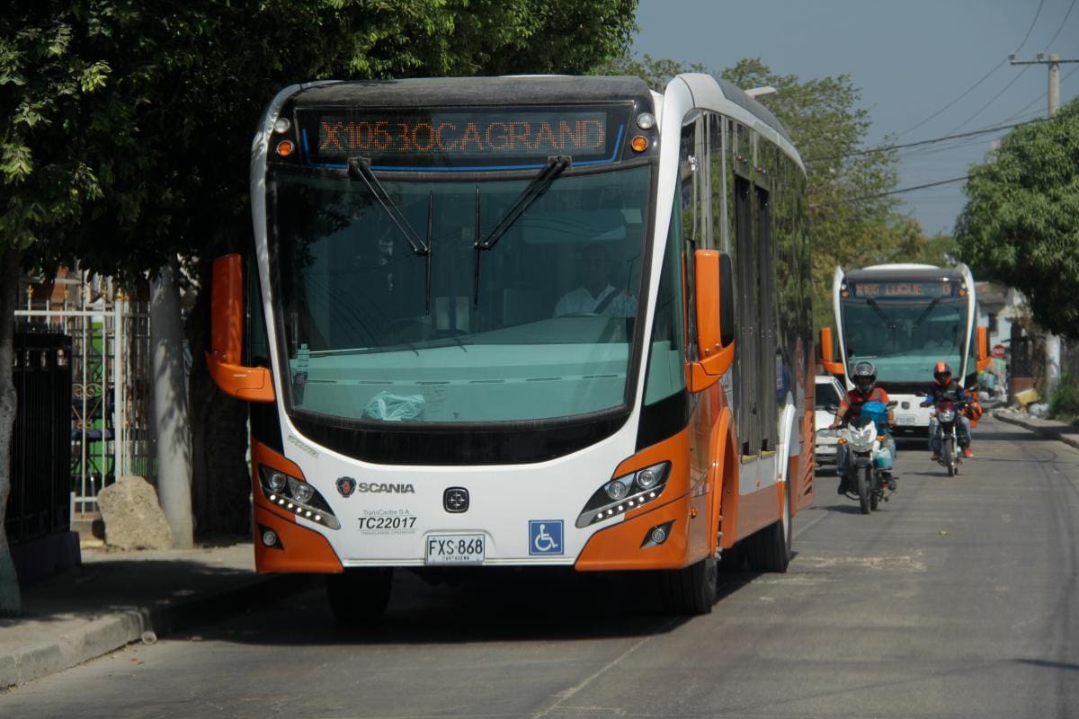 Desde hoy empezó etapa comercial de la ruta X105 de Transcaribe
