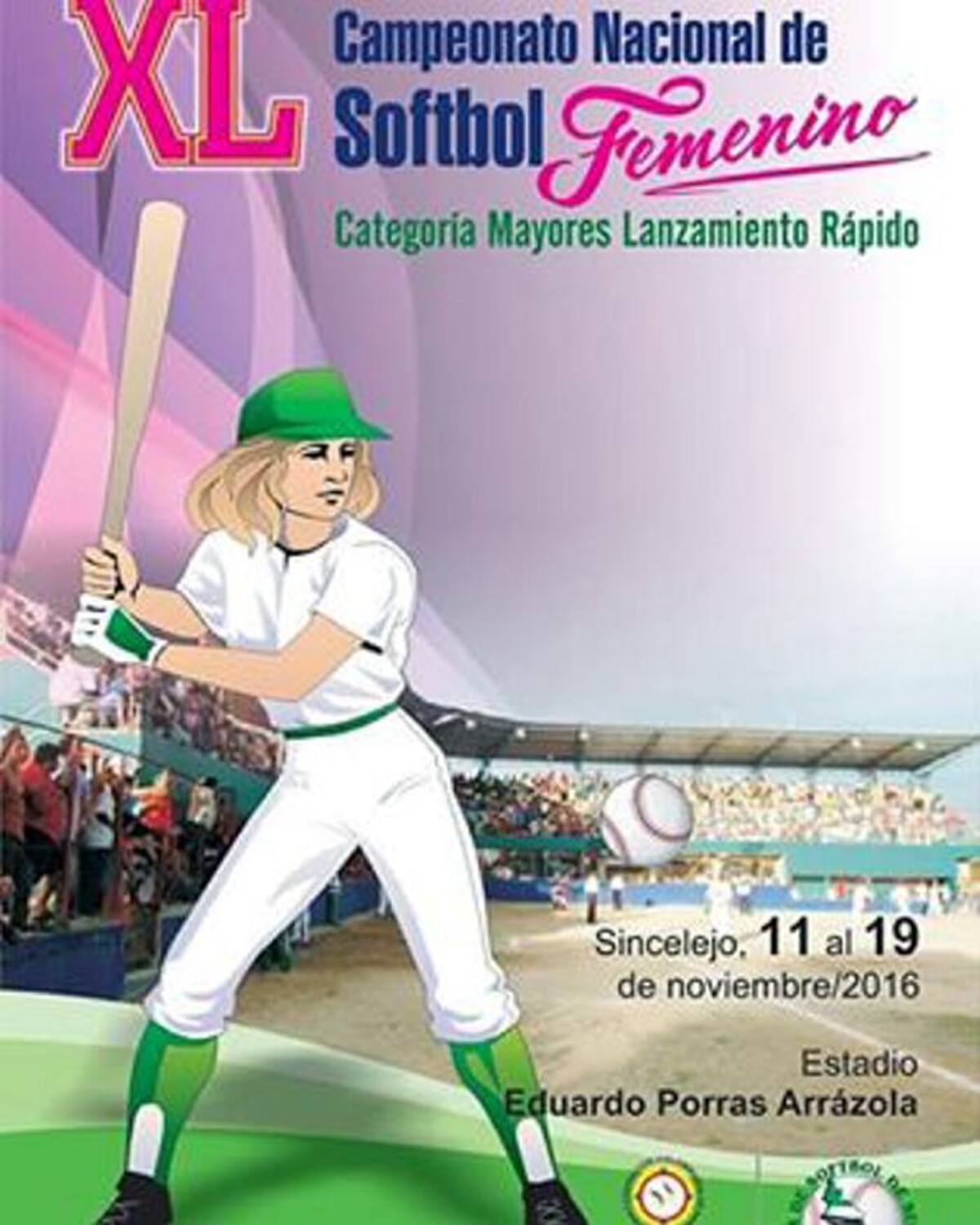 Afiche del certamen deportivo.