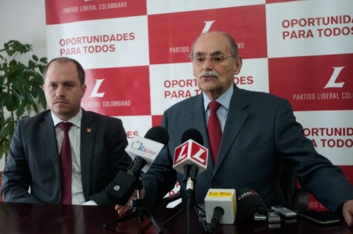 El coopresidente del Partido Liberal, Horacio Serpa Uribe. Colprensa