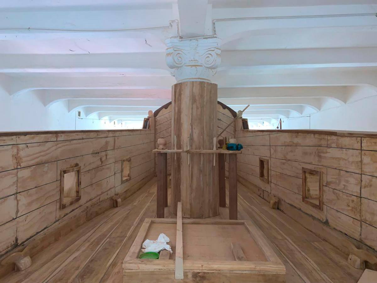 Aunque la réplica no tendrá las medidas exactas, será lo suficientemente grande para que las personas recorran la embarcación. // Foto cortesía Museo Naval del Caribe.