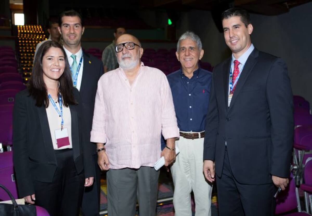 Sandhya Espitia, David Toledo, Juan Gossaín, Carlos Coronado y Carlos Betancourt. MARUJA PARRA-EL UNIVERSAL