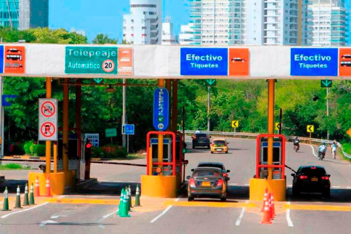Es oficial: a mediados de febrero tumbarían las casetas de peajes en Cartagena