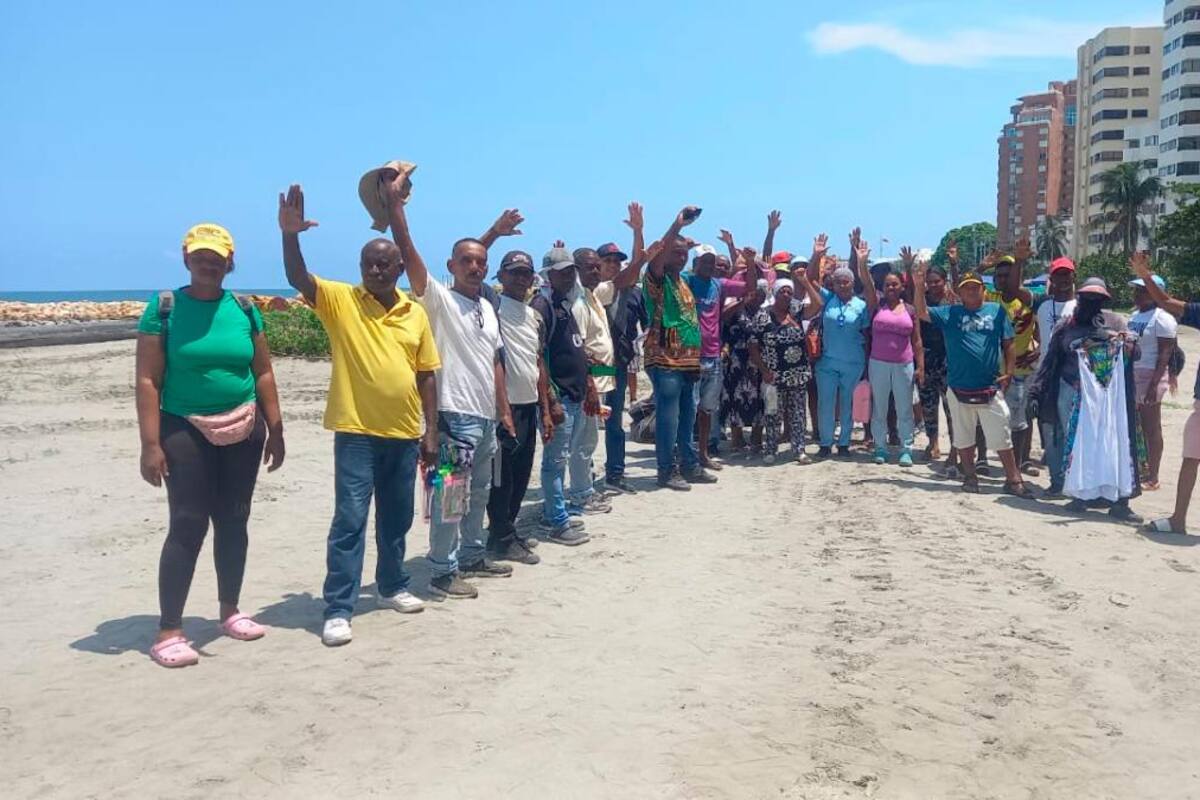 ¡Atención! Servidores turísticos protestan en Bocagrande