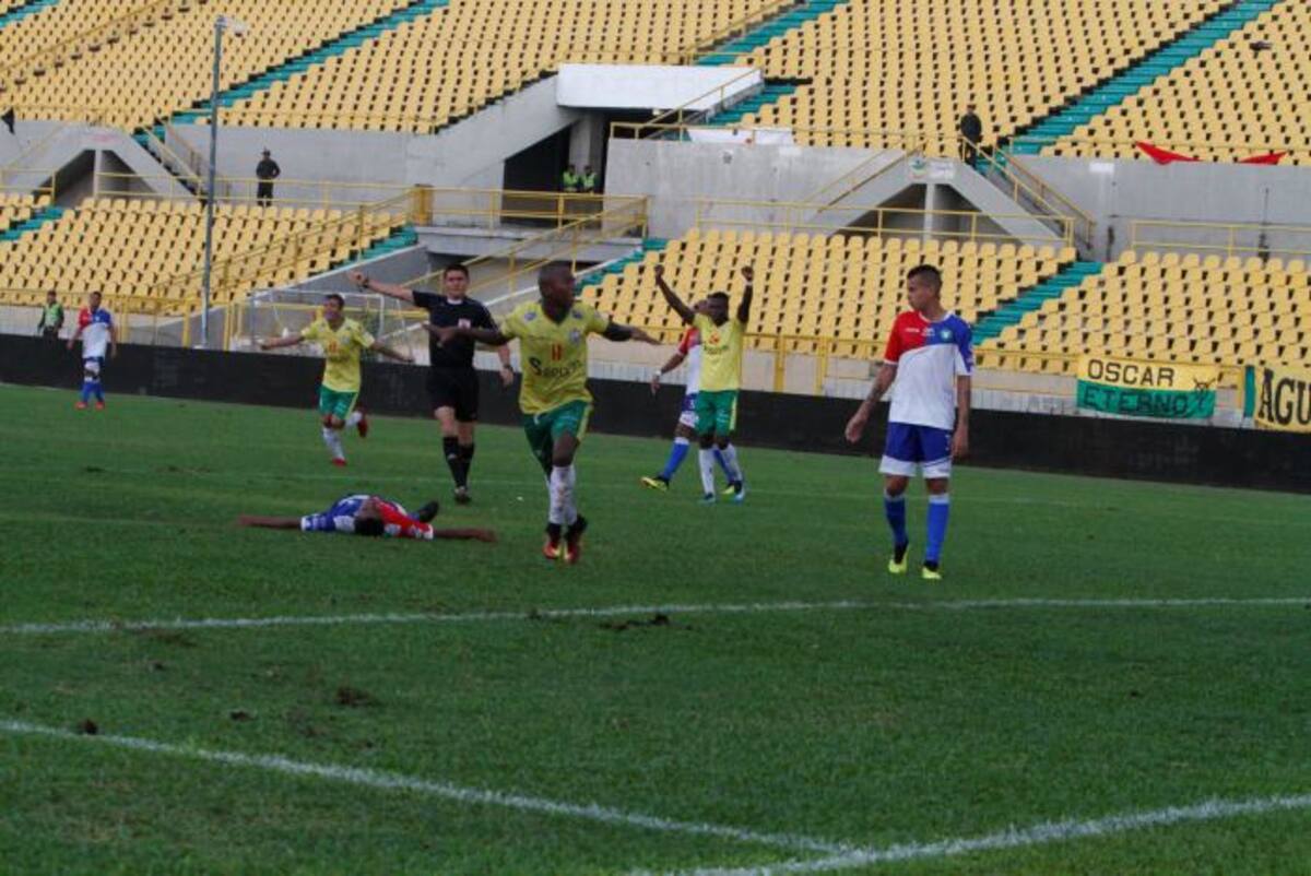 Miguel Murillo anotó el gol de la victoria de Real Cartagena. ZENIA VALDELAMAR