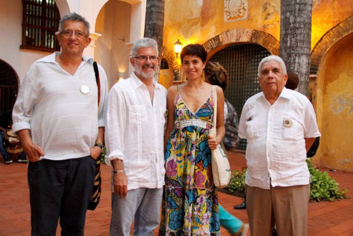 Fernando Barboza, Arturo Zea, Isabella Restrepo y Darío Morón. MARUJA PARRA