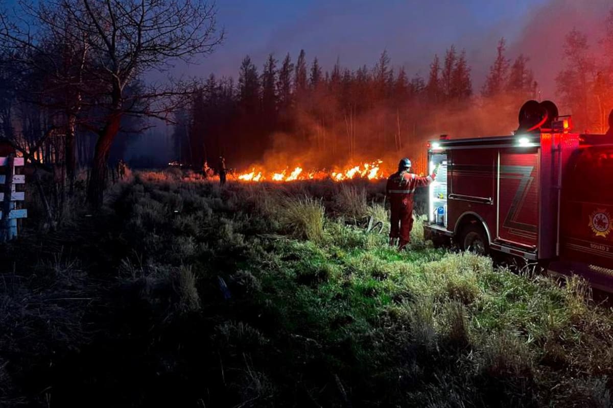 Mueren cuatro bomberos en accidente cuando regresaban de un incendio forestal