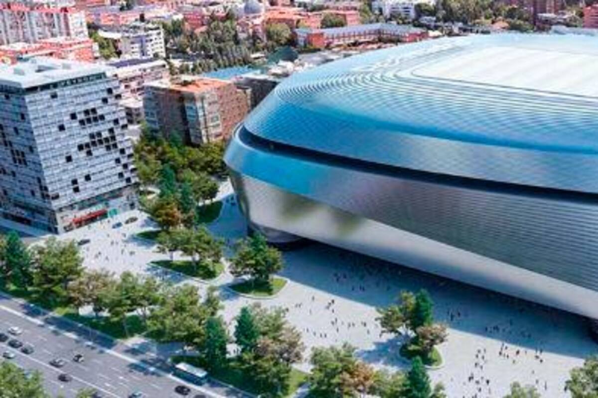 ¡Increíble!: así se ve el nuevo césped del Santiago Bernabéu