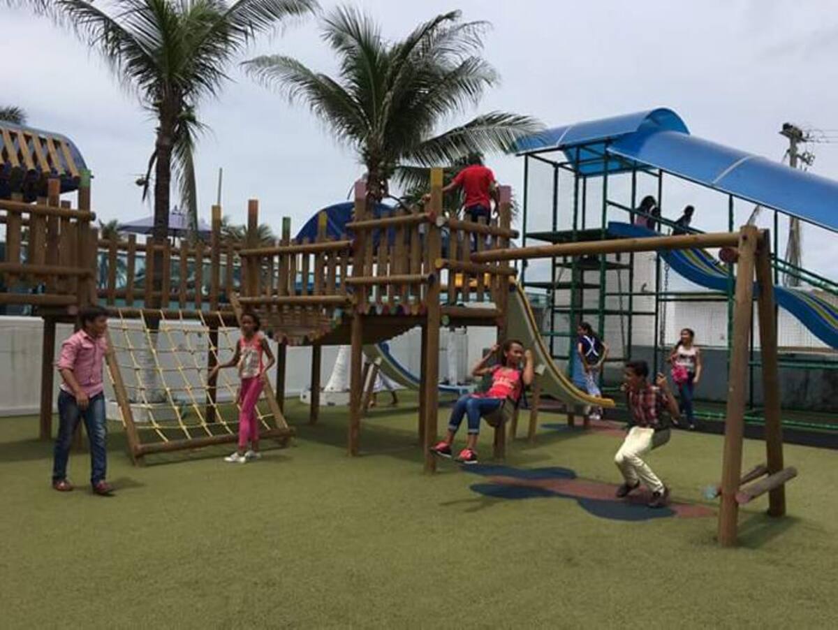Los niños y niñas de San Jacinto durante su paseo por Cartagena. Lila Leyva/ El Universal