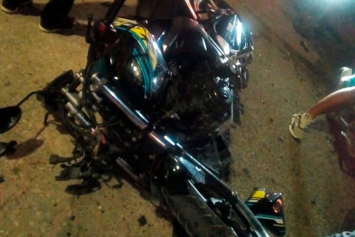 Joven muere en accidente de tránsito entre dos motos, en Turbaco