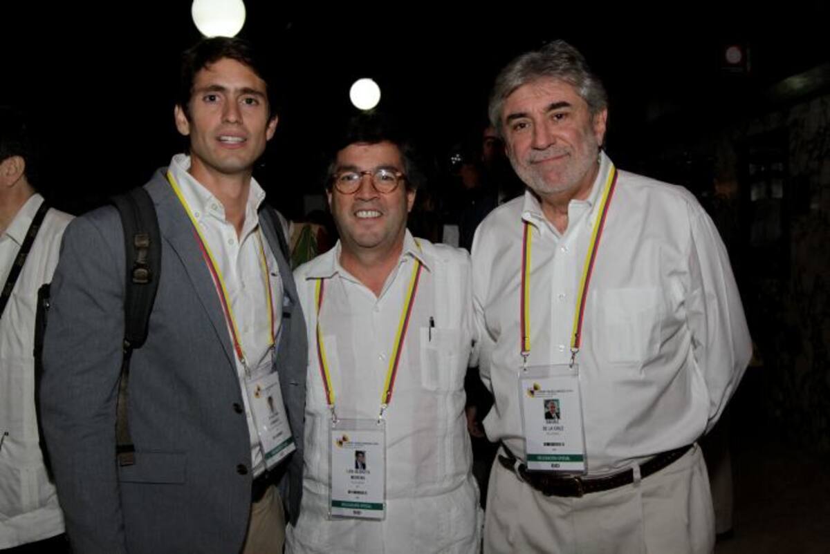 Sebastián González, Luis Alberto Moreno y Rafael De la Cruz. Julio Castaño-El Universal.