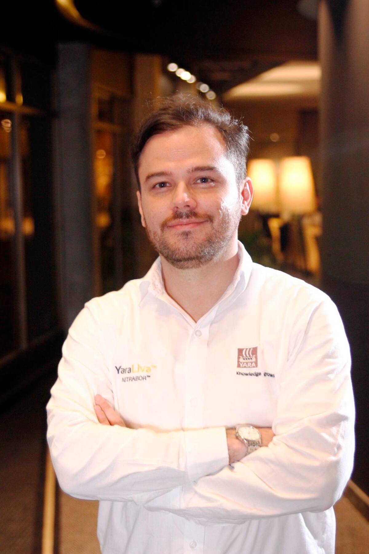 Miguel Andrés Amado, director de Innovación y Marketing para Yara Latinoamérica. // Cortesía