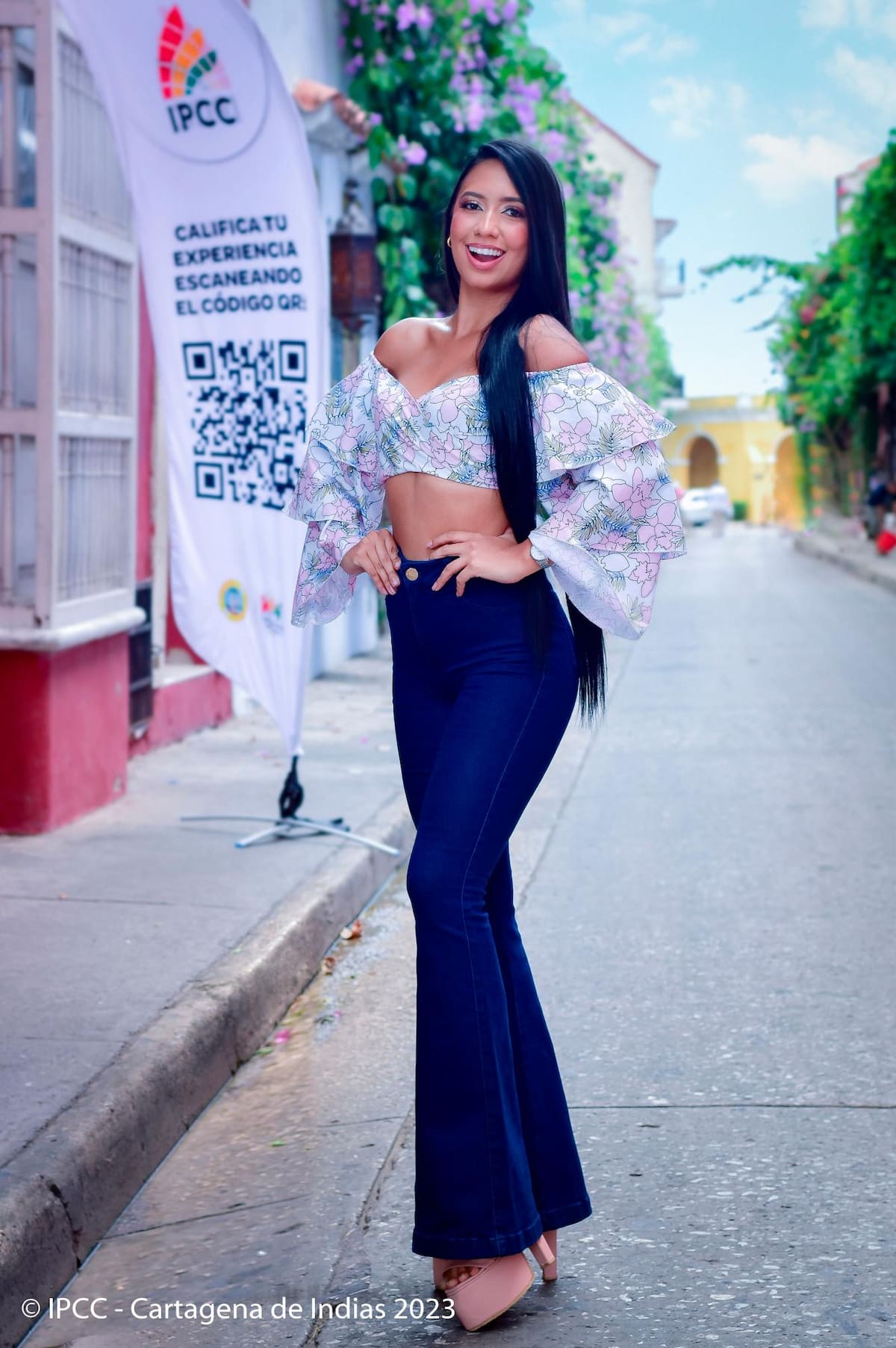 Sandy Scanio de Oro, representante del barrio Canapote. //Foto: cortesía IPCC.