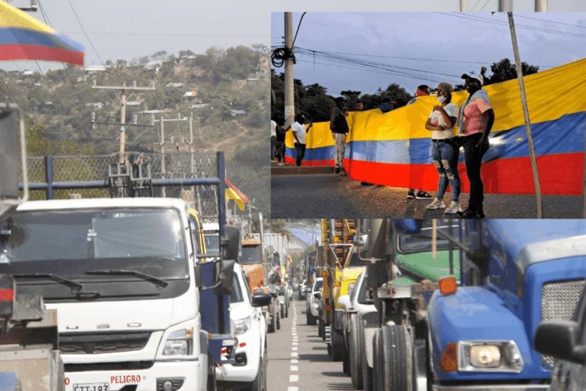 ¡Atención! Caos en Mamonal por bloqueos, no hay paso en ningún sentido