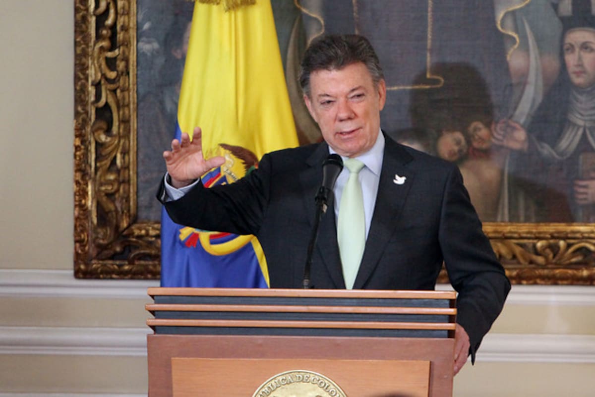 Juan Manuel Santos, presidente de la República. COLPRENSA
