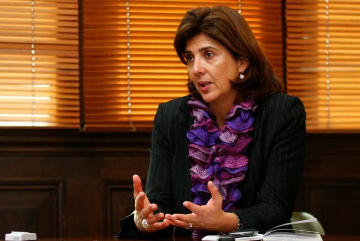 María Ángela Holguín, canciller de Colombia. COLPRENSA