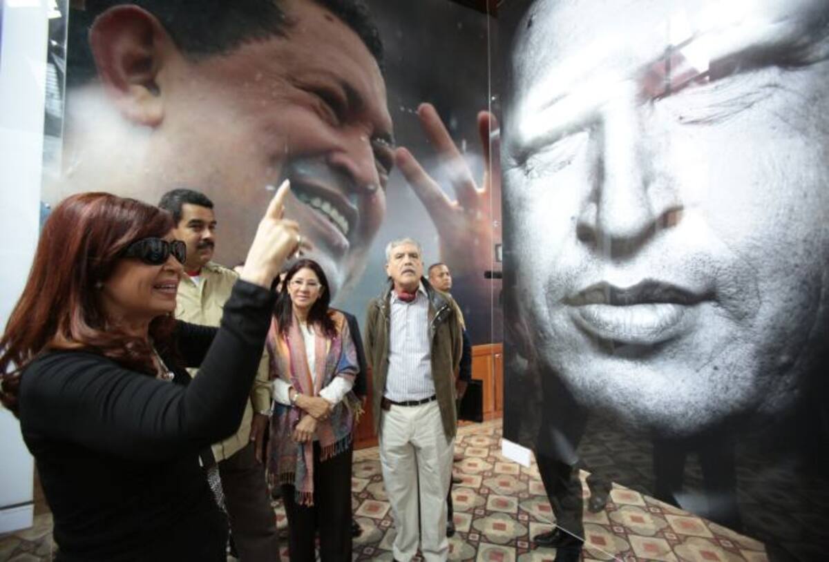Al cuartel de la Montaña llegaron los restos de Chávez el pasado 15 de marzo con una multitudinaria caravana. AP Francisco Batista