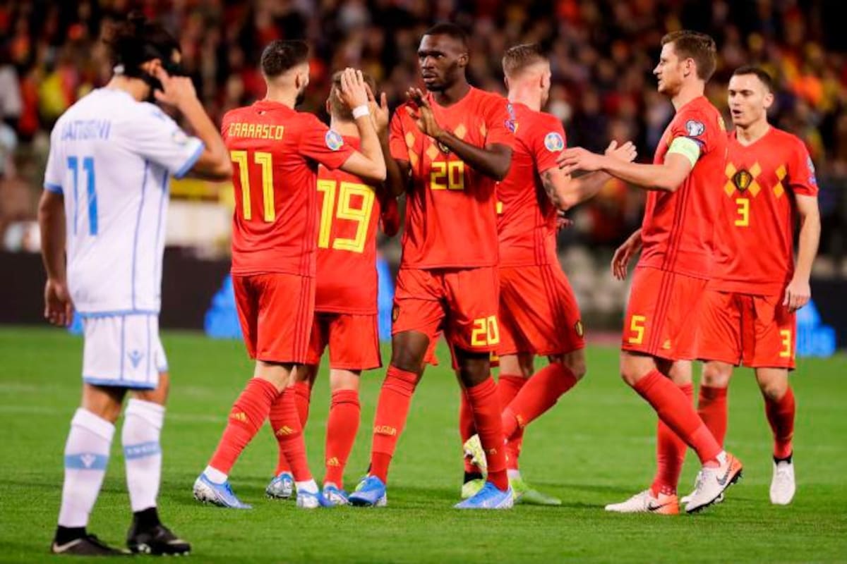 Bélgica, primer clasificado a la Eurocopa