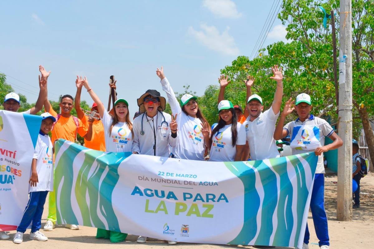 ¡Somos Agua, Somos Vida! En corregimiento de El Guamo conmemoran Día Mundial del Agua
