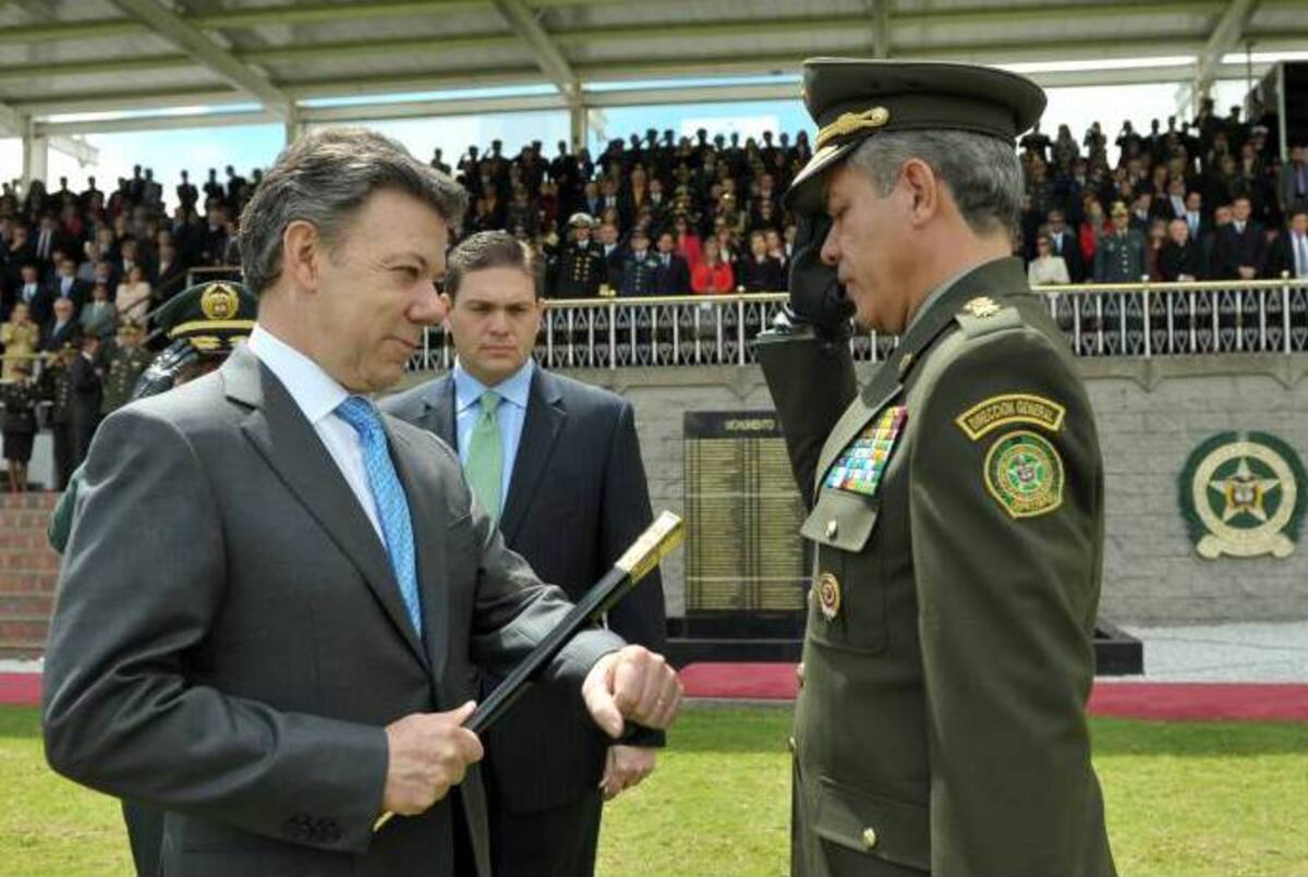 General José Roberto León Riaño, nuevo director de la Policía Nacional. Prensa Presidencia