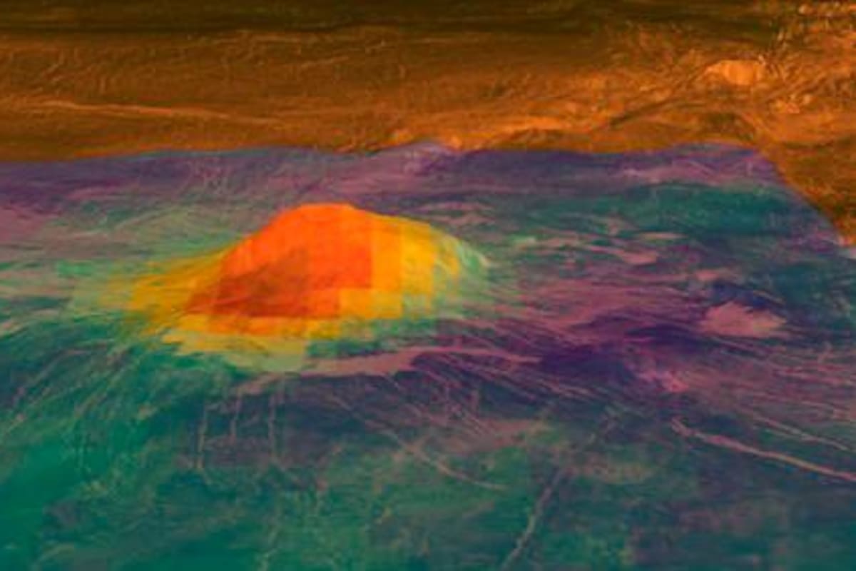 Hallan primeras pruebas de que en Venus hay volcanes activos