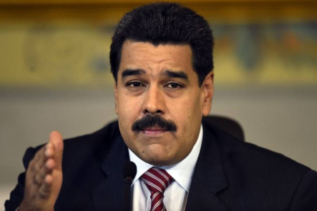 Nicolás Maduro, presidente de Venezuela. AFP JUAN BARRETO