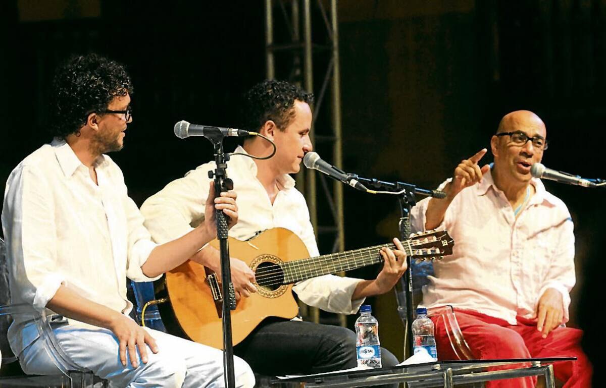 Andrés Cepeda, Fonseca e Iván Benavides. Maruja Parra /El Universal/