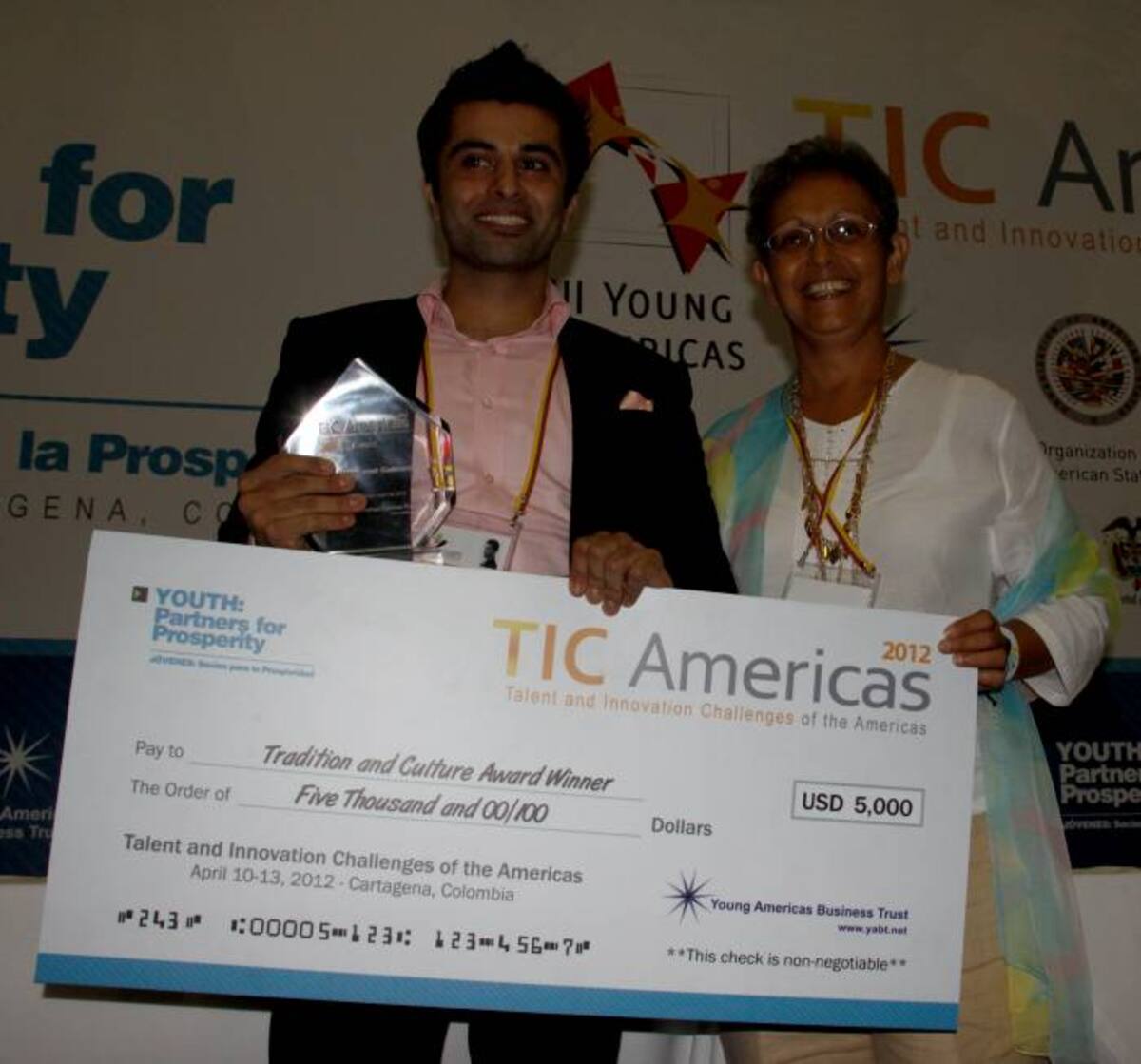 Anthony Davani, representante del proyecto estadounidense Turn Green Solutions. ZENIA VALDELAMAR - EL UNIVERSAL
