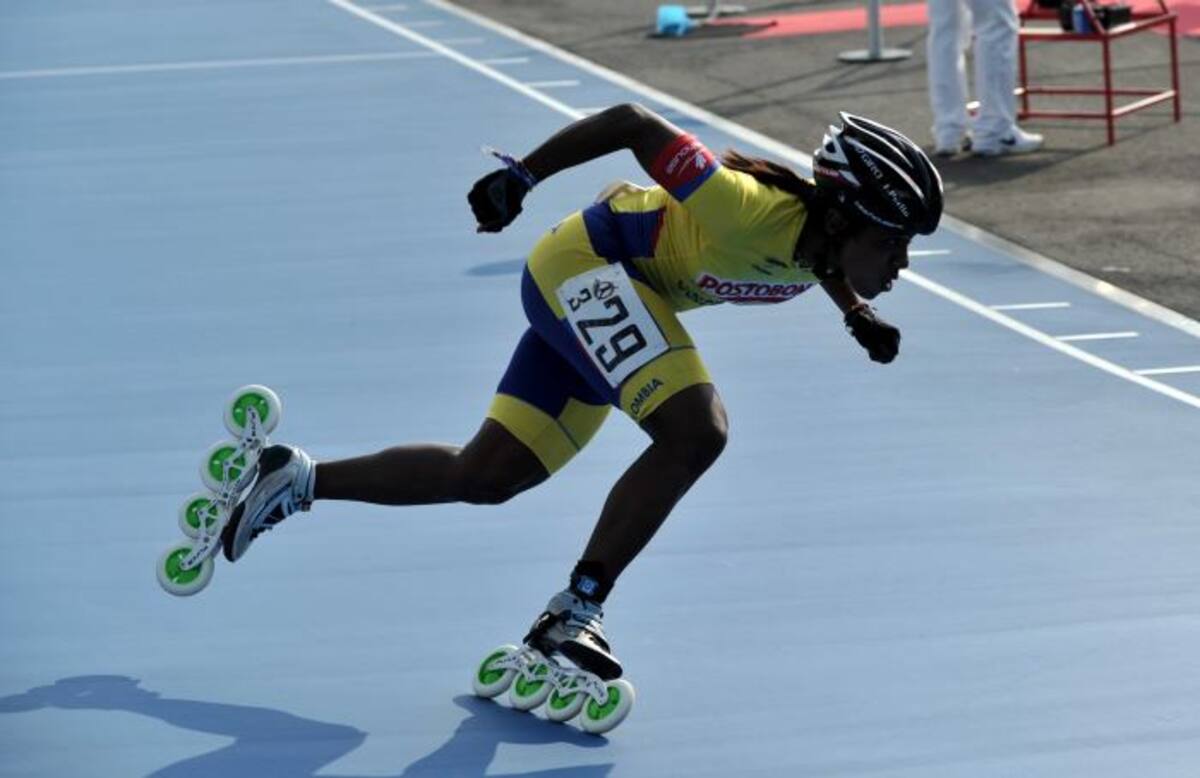 Yercy Puello, patinadora. CORTESÍA