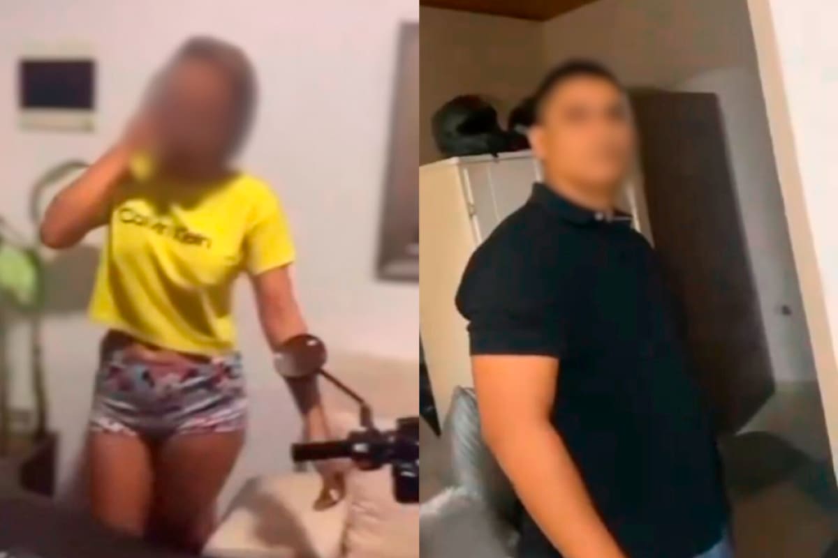 Habría intentado quitarse la vida: mujer del video grabado por policía de la Sijín