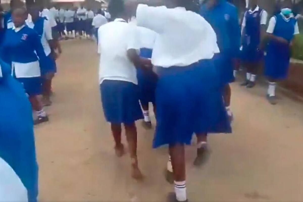Video: 100 alumnas padecen una “enfermedad extraña” que les impide caminar