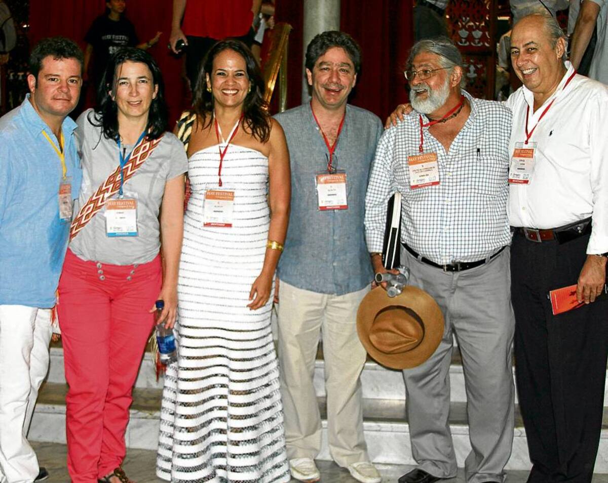Héctor Ossa, Luz María Sierra, Judith Pinedo, Bruce Mac Master, Rafael Vergara y Jorge Alberto Durán