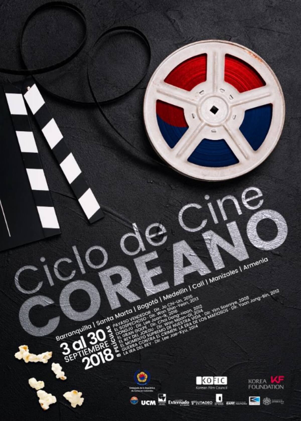 Afiche Ciclo de Cine Coreano 2018 Cortesía
