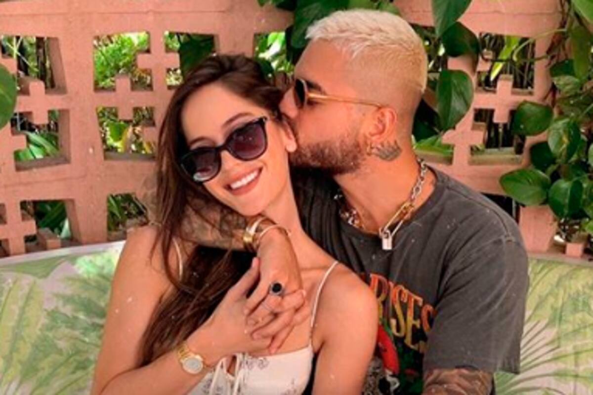 El cruce de mensajes románticos entre Maluma y su ex, Natalia Barulich