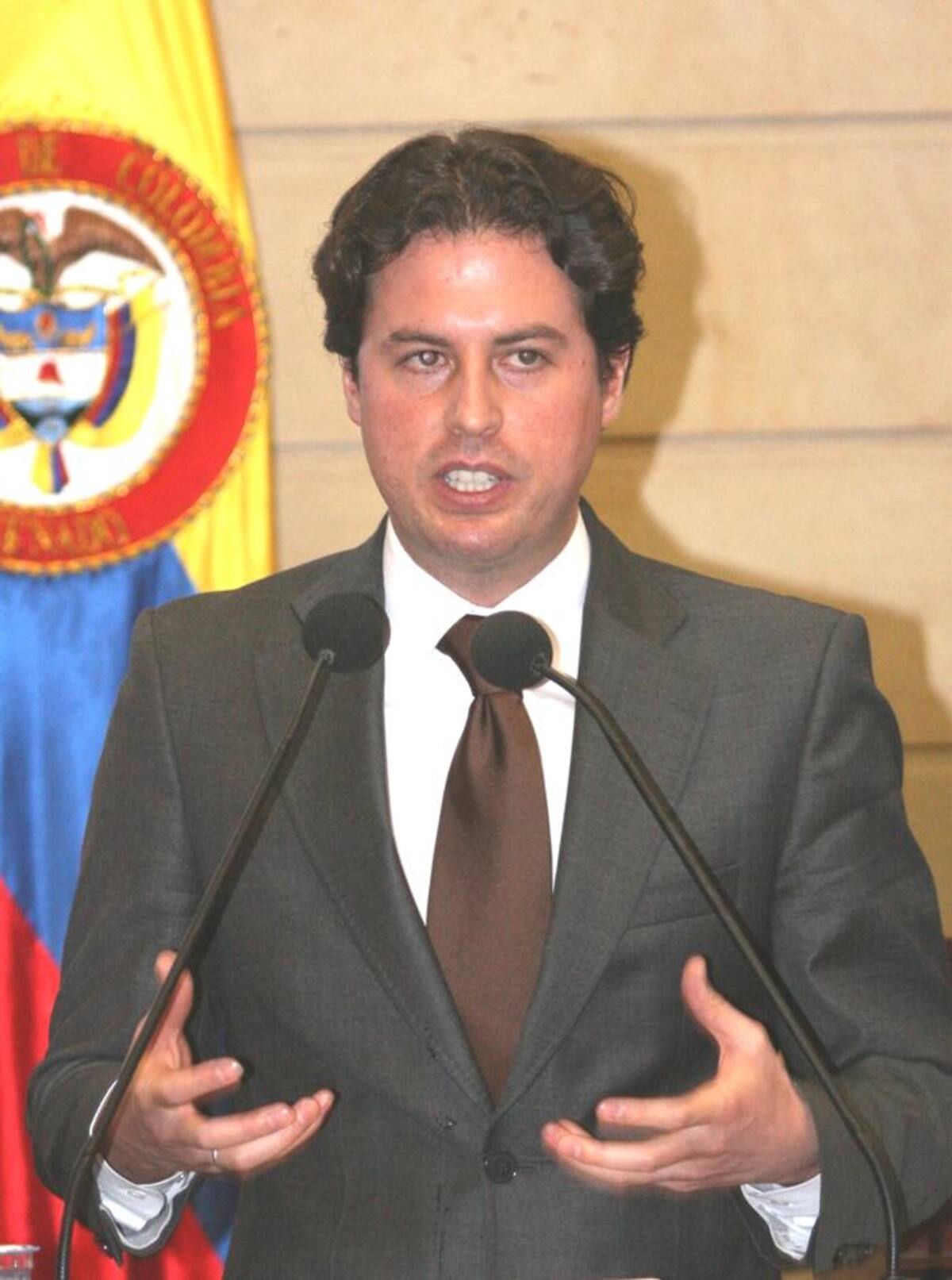 El senador Juan Manuel Galán, ponente del proyecto de ley. ARCHIVO
