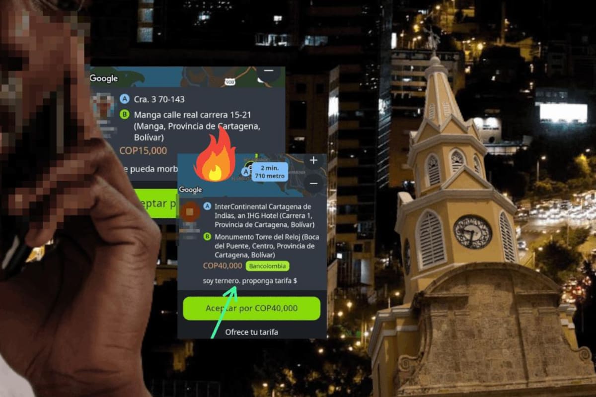 “La carrera feliz”: polémicas ofertas sexuales a Indrivers en Cartagena