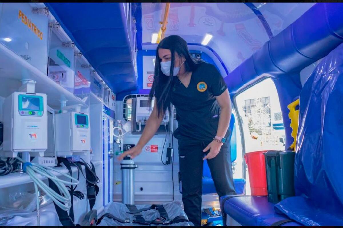 Así es la moderna ambulancia que adquirió el Dadis