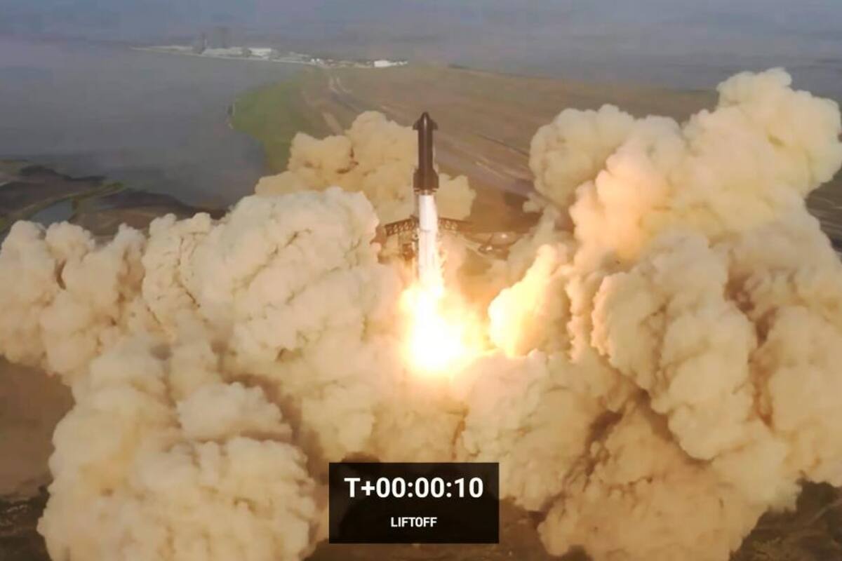 Video: cohete Starship despega, pero explota a los pocos minutos