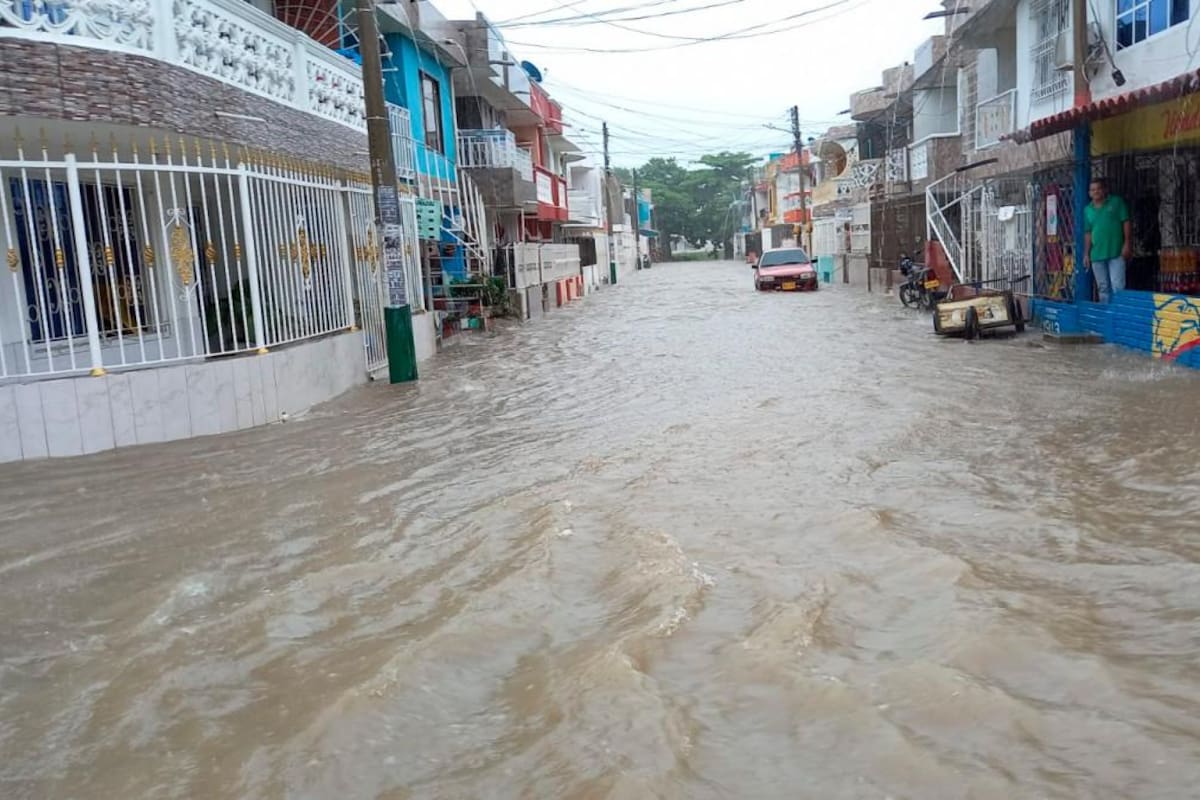Inundaciones y emergencias que dejó la lluvia en Cartagena