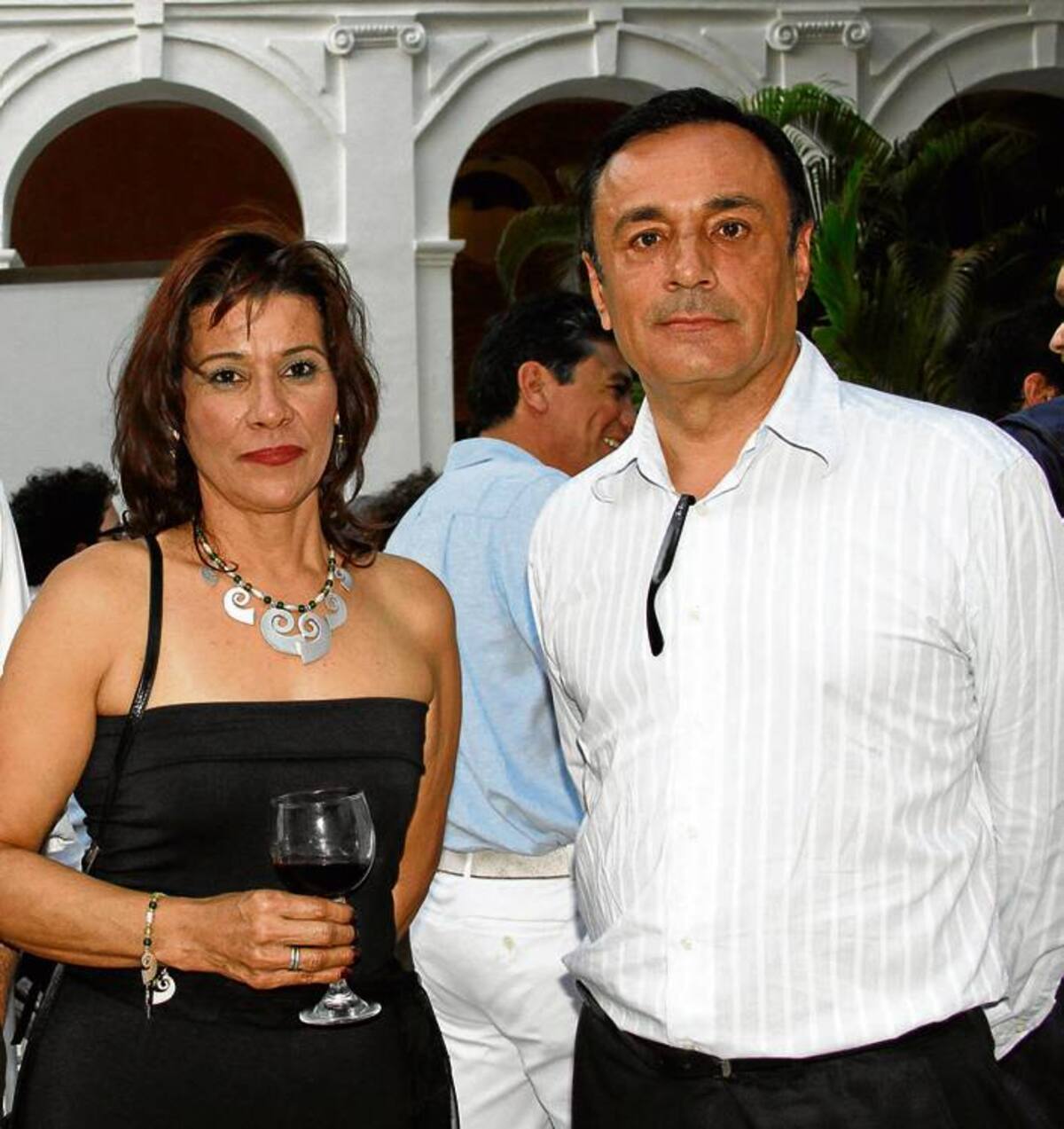 Mary de Nieto e Iñaki Martínez, delegado del Gobierno Vasco.