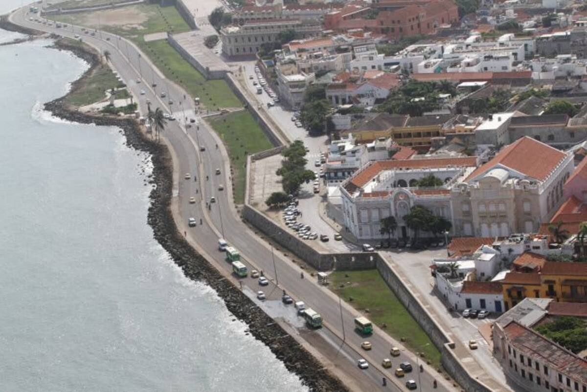 Avenida Santander, Centro Histórico de Cartagena. EL UNIVERSAL