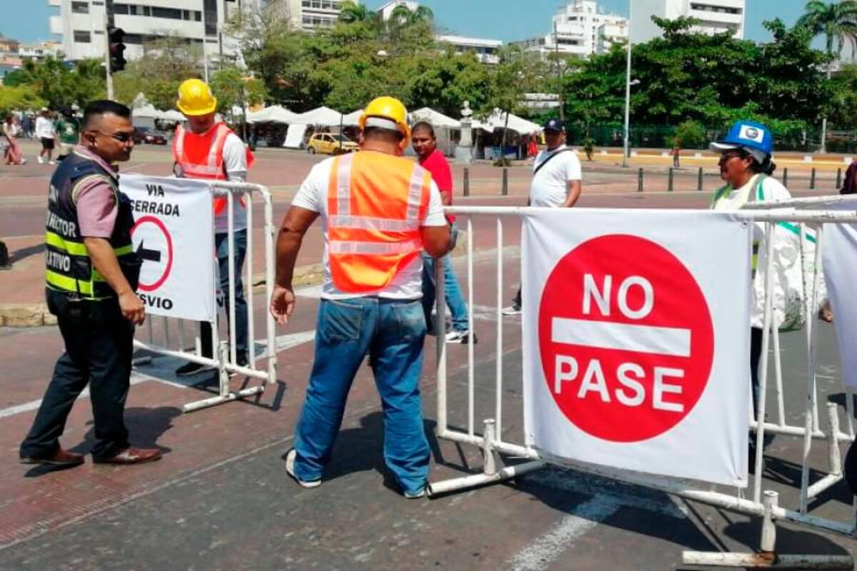 ¡Atento! Hay cierres viales por rodaje de película en Centro Histórico