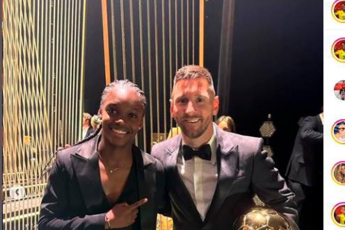 ¡De colección! La foto de Linda Caicedo y Leo Messi que da la vuelta al mundo