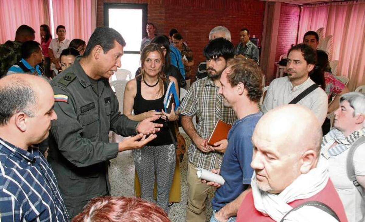 Los delegados de la misión intercambiaron inquietudes con las autoridades –sucreñas.